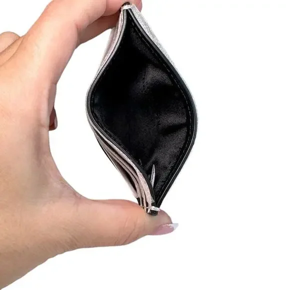 Kate Spade Madison Small Slim Card Holder Platinum Grey Multi - Picture 4 of 7